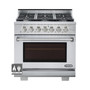 36 Inch NXR Culinary Series Dual Fuel Range, LP 36 Inch NXR Culinary Series Dual Fuel Range, LP
