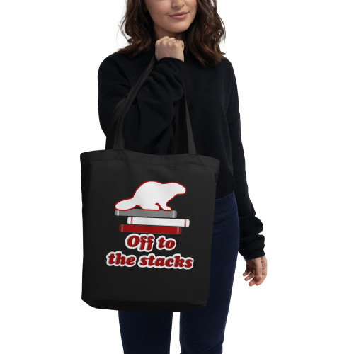 "Off to the Stacks" Eco Tote Bag