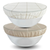 Beeswax Bowl Covers 2 x Lg, 10" Twill-Nectar & Nest