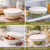 Beeswax Bowl Covers 2 x Lg, 10" Twill-Nectar & Nest