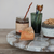 Agate Lazy Susan w/ Mango Wood Base, Natural-Creative Co-op-DG1065
