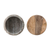 Carved Marble Container with Mango Wood Lid, Brown & Natural-Creative Co-op-DG1614