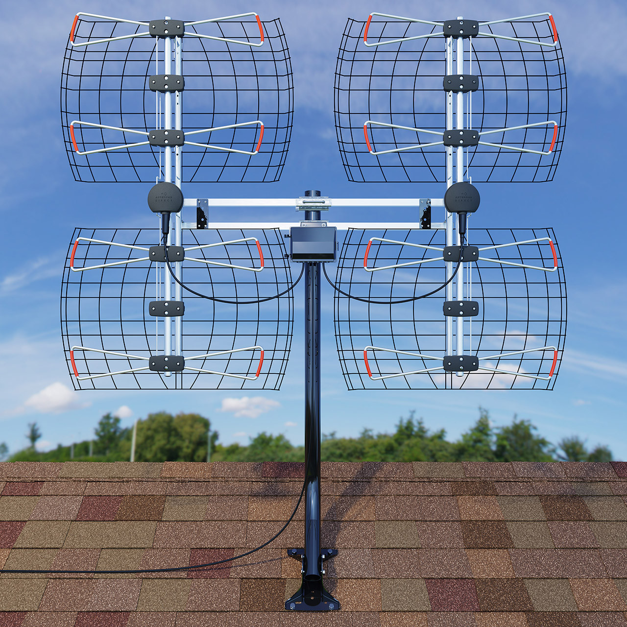 Bundle - Antennas Direct DB8E & ClearStream 5 Attic / Outdoor HD