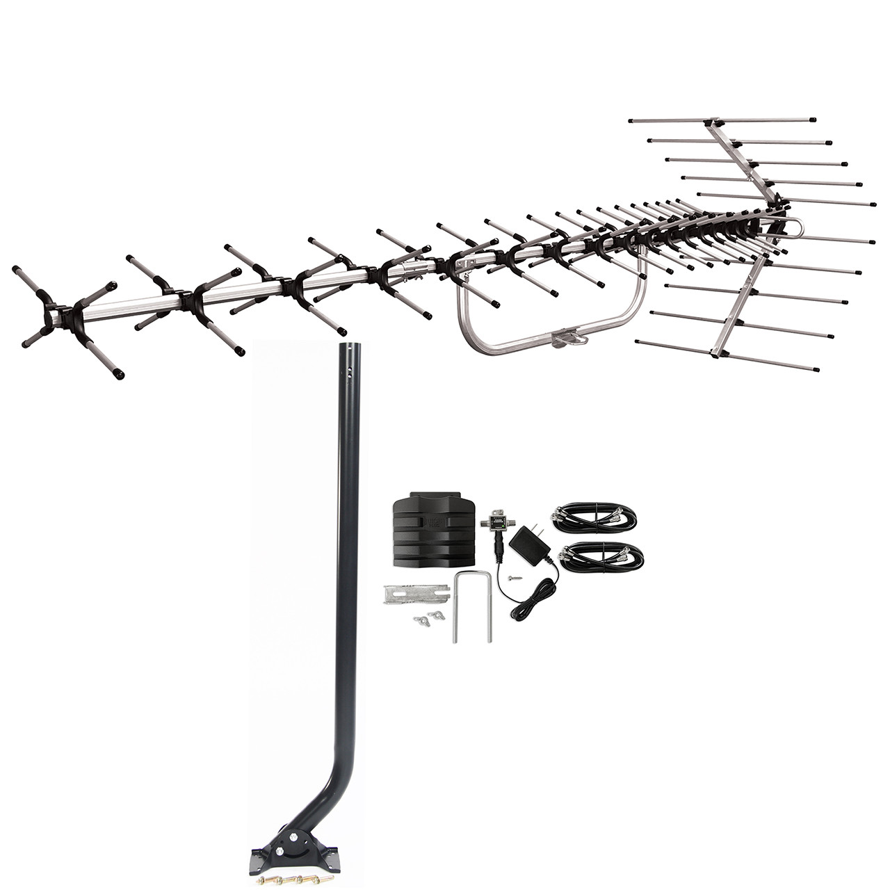 Bundle - Antennas Direct Goliath HD TV Antenna, 40-inch Mast, a