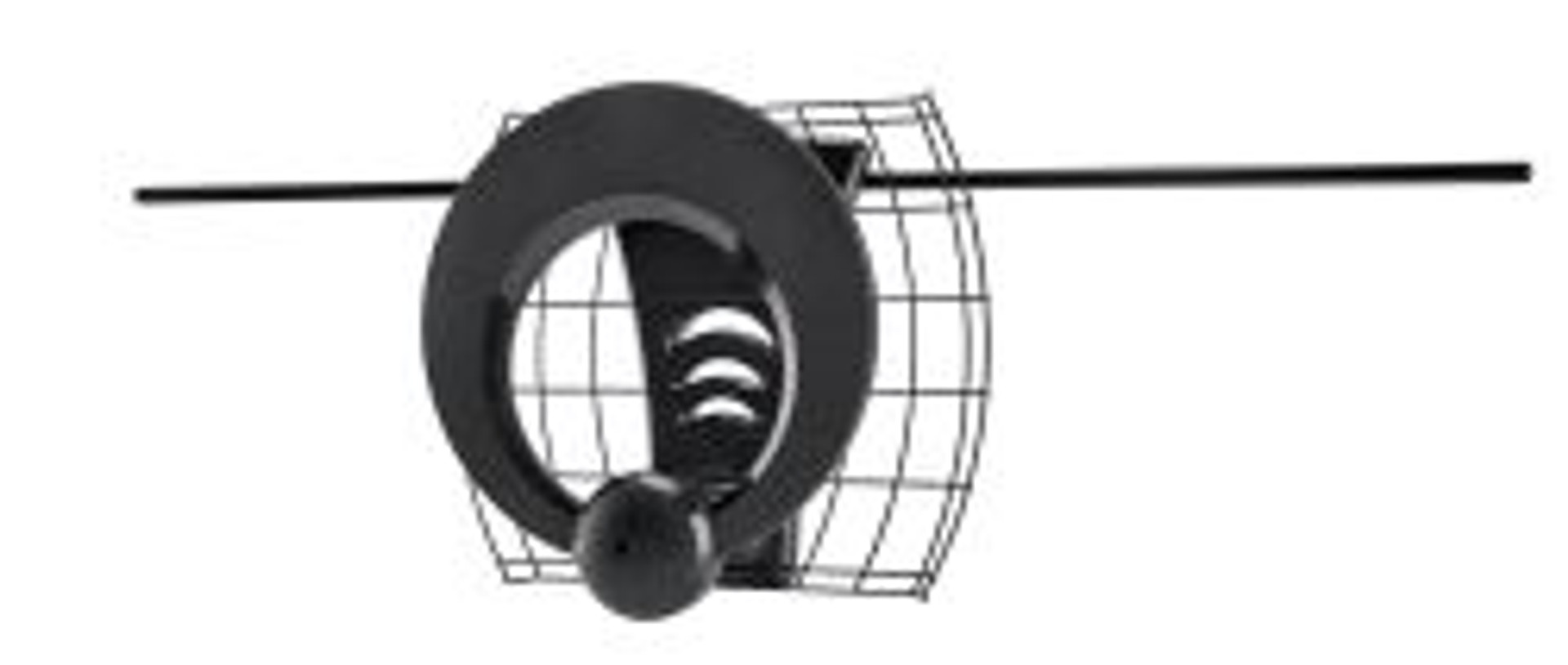 ClearStream 1MAX TV Antenna Reflector Kit Assembly, Weatherproof, Black
