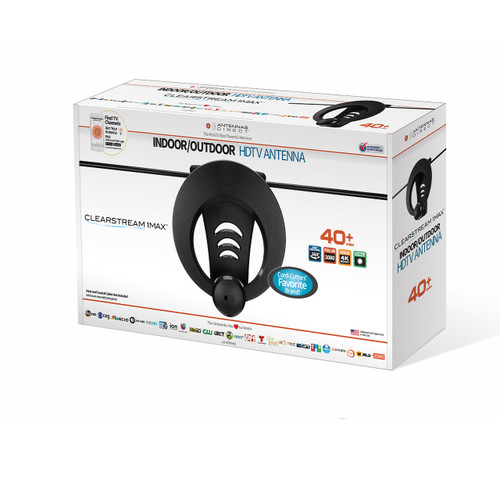 ClearStream 1MAX UHF VHF Indoor Outdoor HDTV Antenna