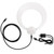 Hero image of the ClearStream Eclipse Amplified TV Antenna white side with Jolt Switch amplifier