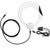 Hero image of the ClearStream Eclipse Amplified TV Antenna white side with Jolt amplifier