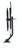 Side view close-up of the ClearStream 2MAX TV antenna on mast with mounting hardware showing