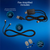 Image of accessories that are included Jolt Switch Amplifier, 12 ft. coaxial cable and hook & loop tabs and push pins