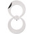 Hero image of the white side of the Eclipse 2 TV antenna