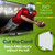 Graphic showing a TV with a football player for high definition - no internet needed when you cut the cord, watch free HDTV without the bill