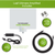 graphic showing what the Leaf Ultimate with Signal indicator lights, includes which is a 12 ft. coaxial cable, power injector, hook and loop tabs and push pins