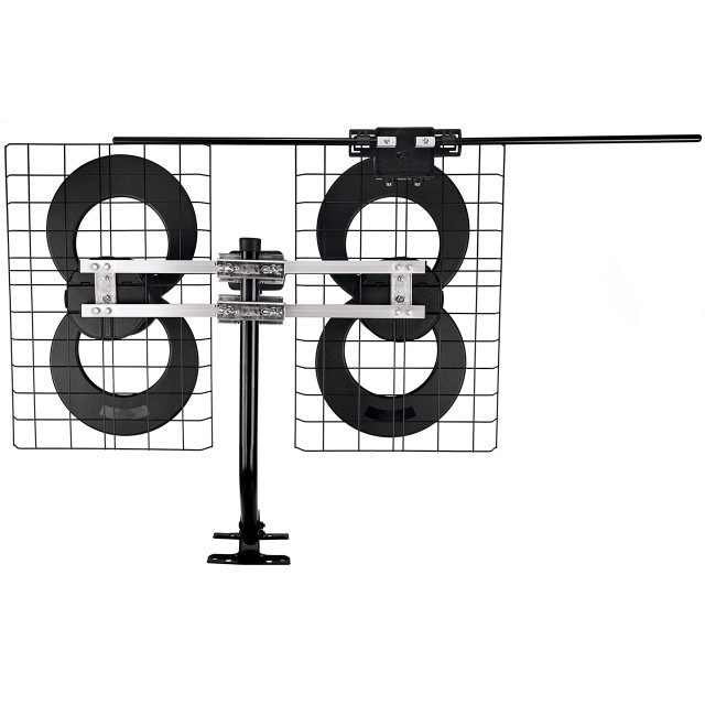 Antennas Direct VHF Kit HiVHF TV Antenna Reception with Weatherproof Combiner Housing, Black