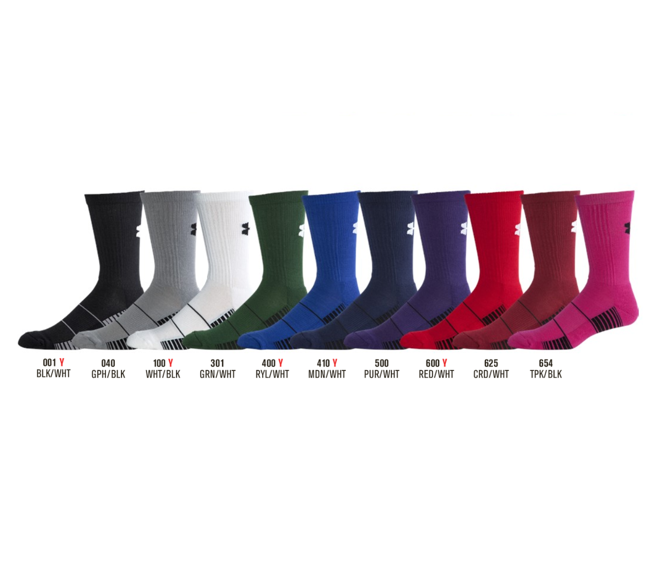 under armour team crew socks