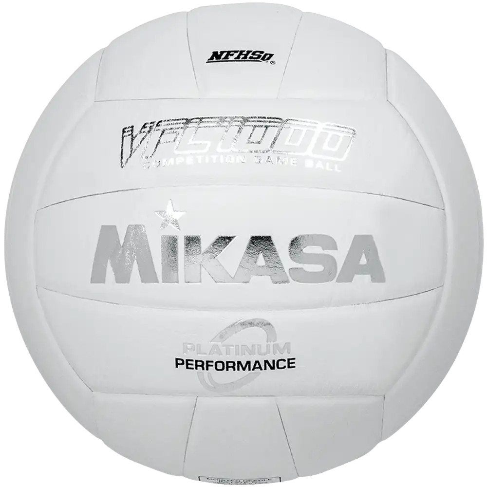 Mikasa VFC1000 Indoor Volleyball – Premium Leather NFHS Game Ball