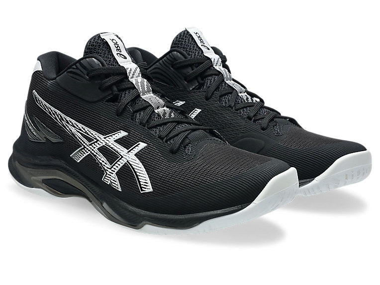 シューズ ASICS NETBURNER BALLISTIC FF MT4 BLACK ASICS Netburner Ballistic FF MT 4 Volleyball Shoes | Indoor Court