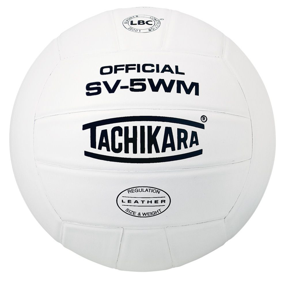 Tachikara SV5WM Indoor Volleyball | Full-Grain Leather Practice Ball