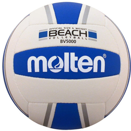 Molten BV5000-SB International Beach Volleyball (Silver/Blue)