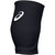 Front view of ASICS Youth Gel-Rally volleyball kneepad in black with gel-foam padding