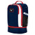 mizuno crossover backpack 25 front angle navy red white