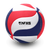 Molten V5M5000-3-HS Flistatec volleyball with red white and blue panel design, official NFHS-approved indoor game ball for high school and club volleyball.