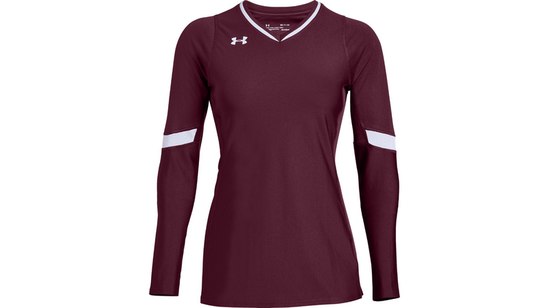 maroon under armour long sleeve