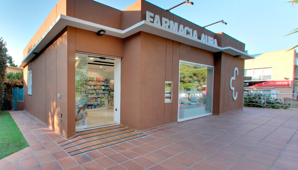 imagen exterior farmacia aura