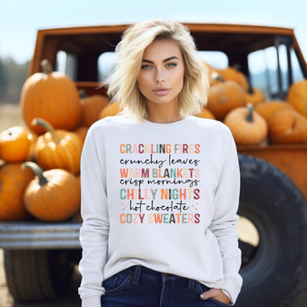 Crackling Fires Fall Long Sleeve T-Shirt