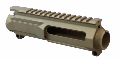 Cerakoted Slick Side Billet AR-15 Upper Receiver (Burnt Bronze)