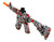 Hydro Gel Bead Bullet Electric Powered Toy Assault Rifle (RED)