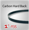 1" .035 Hard Back (HB) Carbon Blades
