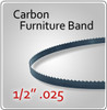 1/2" .025 Carbon Furniture Blades