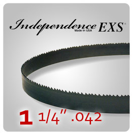 1 1/4" .042 - Independence EXS Bi-Metal Band Saw Blades