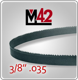 3/8" .035 - M42 Bi-Metal Band Saw Blade