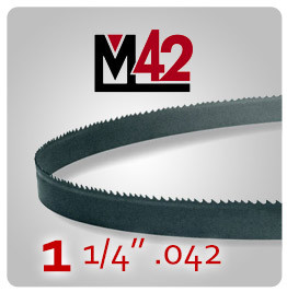 1 1/4" .042 - M42 Bi-Metal Band Saw Blade