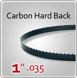 1" .035 Hard Back (HB) Carbon Blades