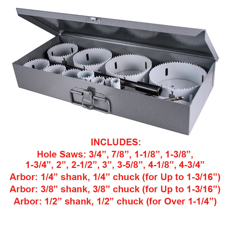 Master Electricians Hole Saw Kit (14pc)