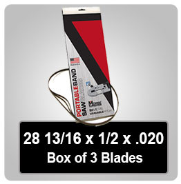 Standard Bi-Metal 28 13/16" Port-A-Band (Box of 3)