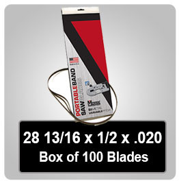 Standard Bi-Metal 28 13/16" Port-A-Band (Box of100)