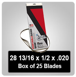 Standard Bi-Metal 28 13/16" Port-A-Band (Box of 25)