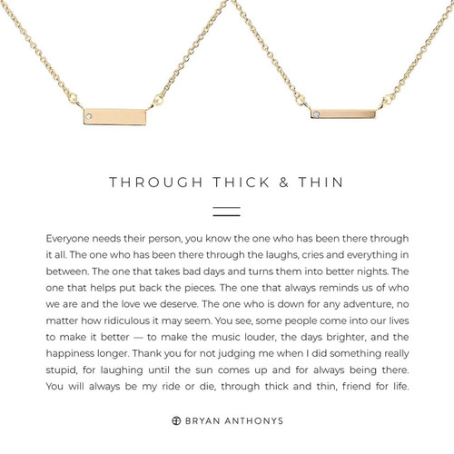 Thin Necklace Set by Bryan Anthonys 