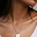 Big Dipper and Little Dipper Necklace Set in Gold