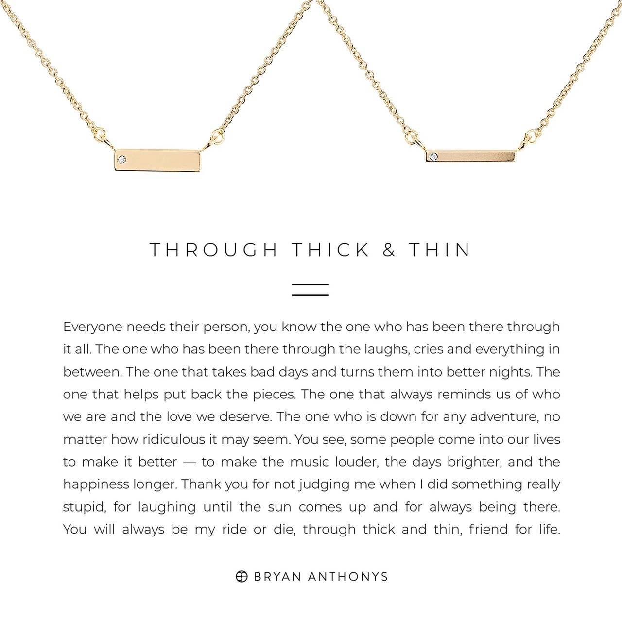 Thin Necklace Set by Bryan Anthonys 