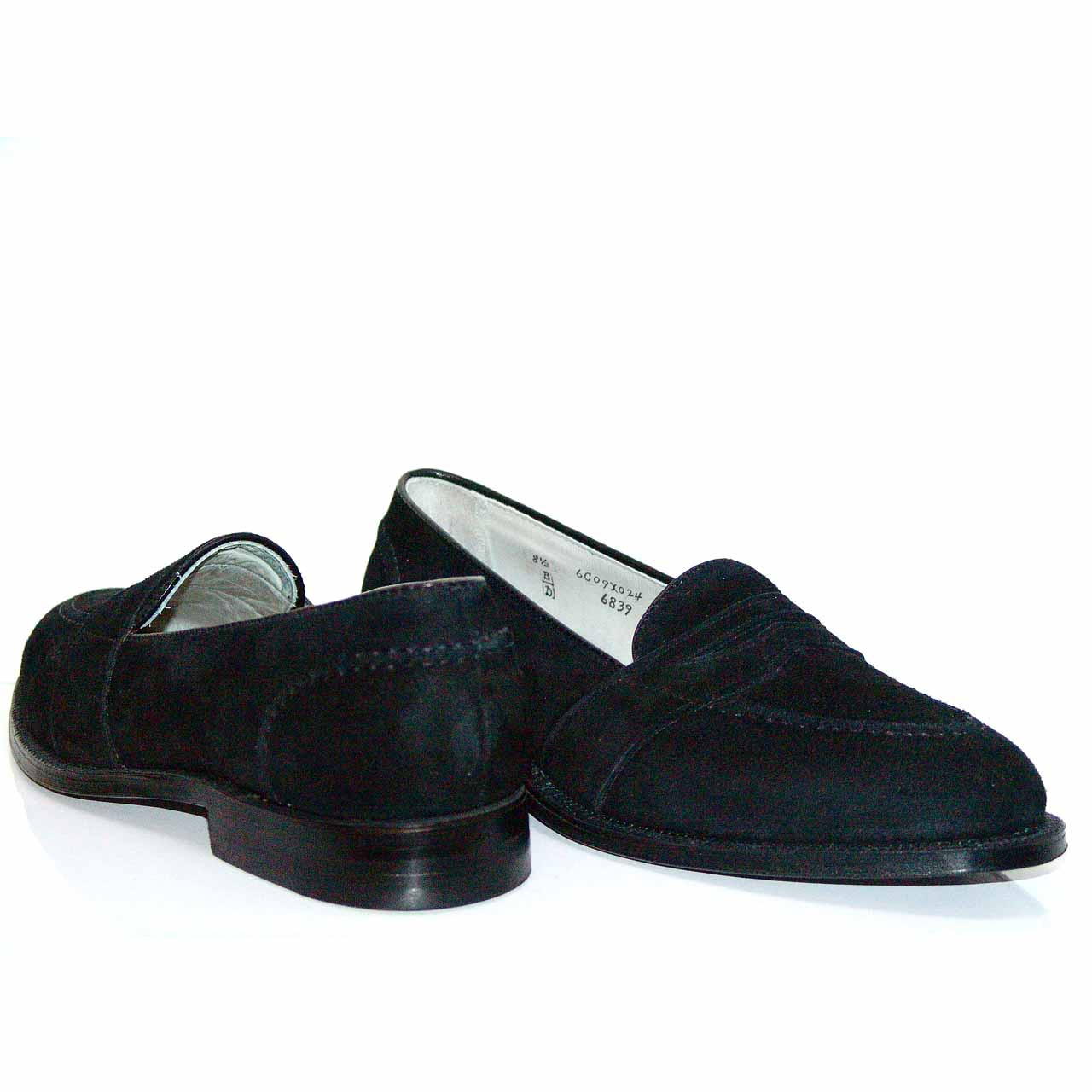 alden black loafers