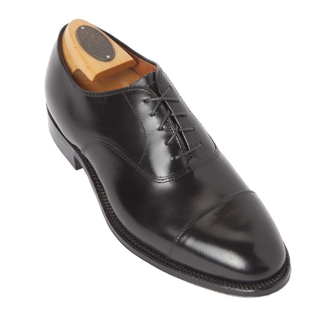 Alden 907 Straight Tip Bal Black | PelleLine.com