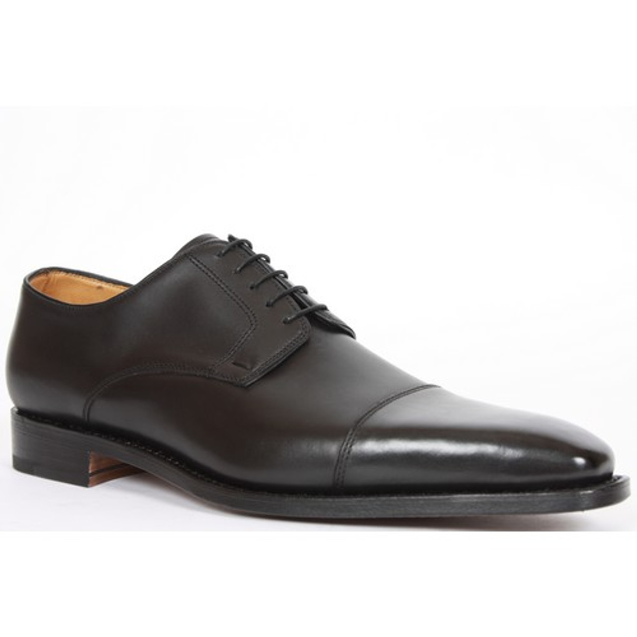 Paraboot Waterloo(90312) cap Toe lace Up Black | PelleLine.com