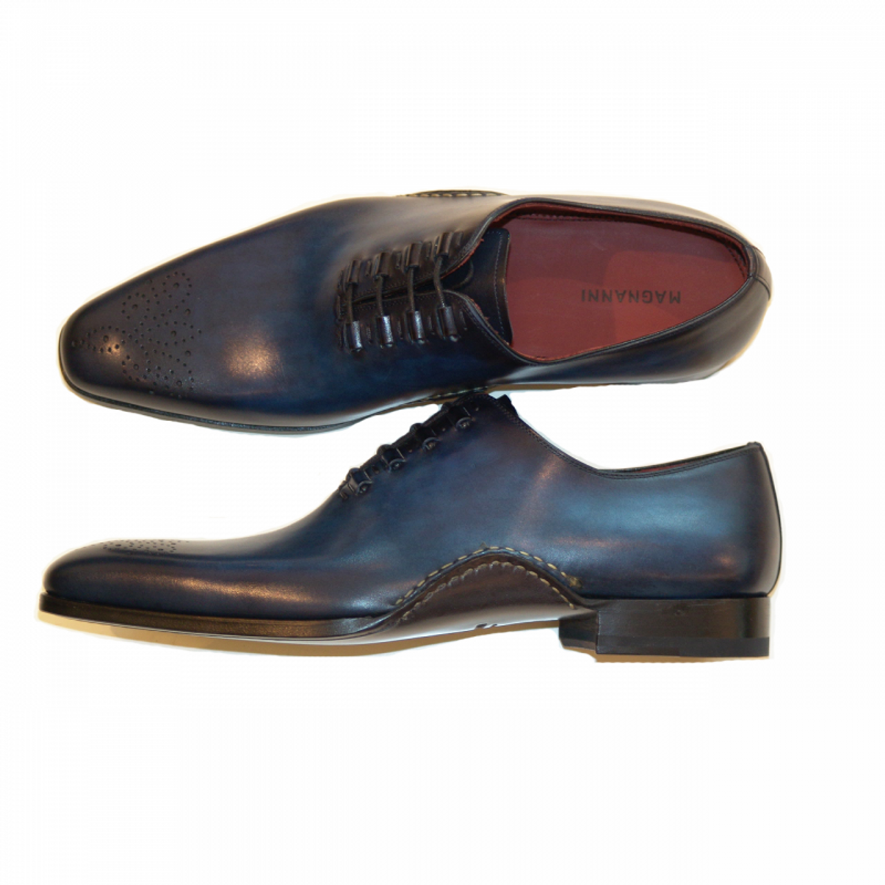 Fascineren Nest Sanctie Magnanni Exclusive 7970 Lace Up Blue | PelleLine.com