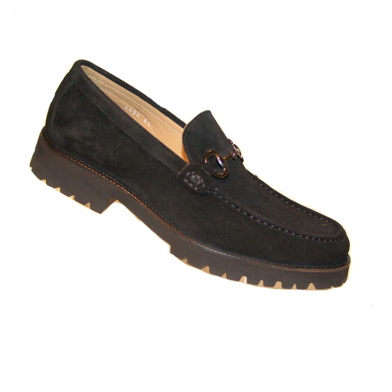 LUG SOLE SUEDE LOAFERS