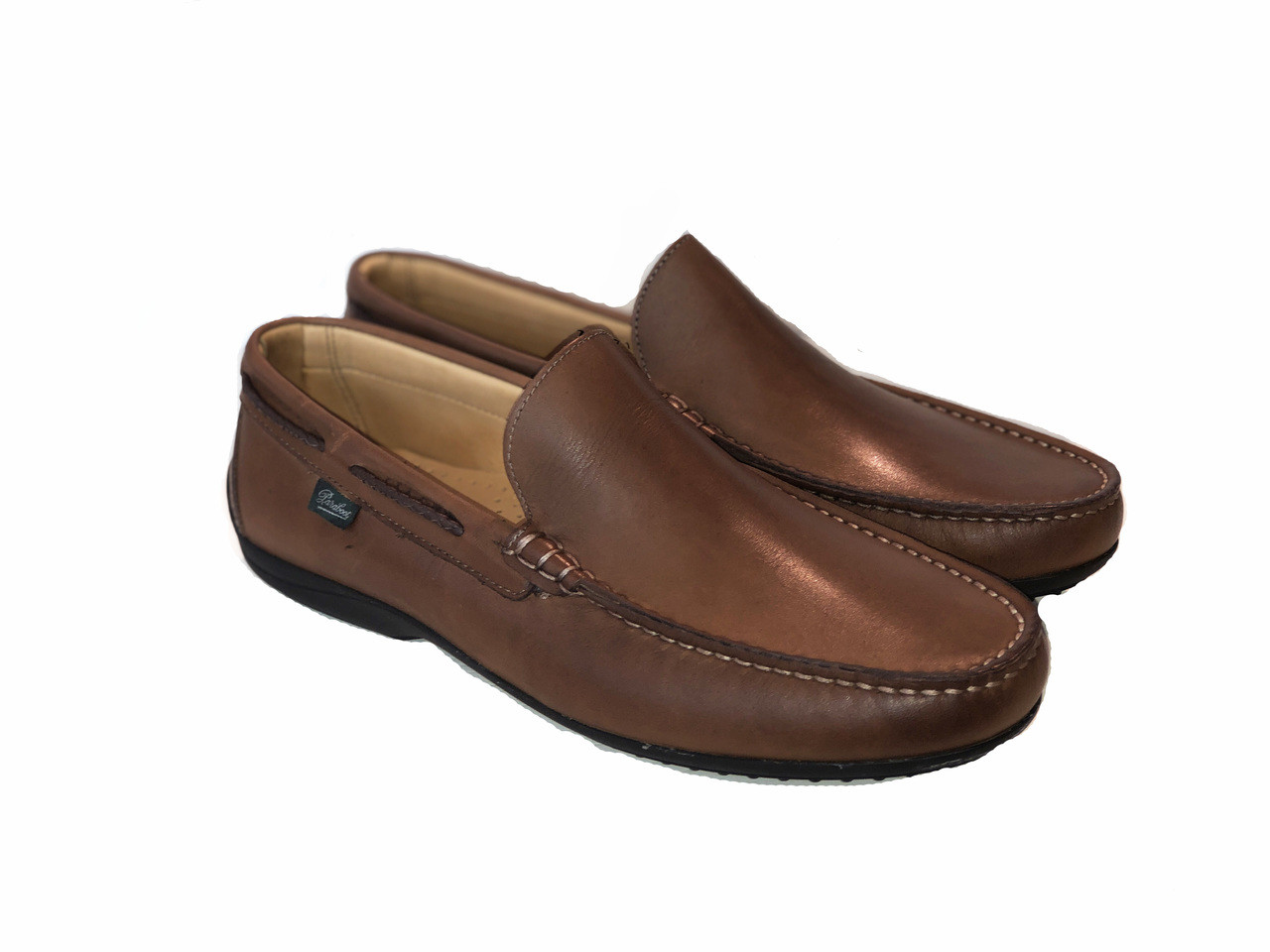 Paraboot Starter Soft Leather Moccasin Tan